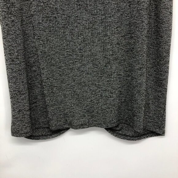 Reitman's Grey & White Marled cap Sleeve draped knit front top Plus size 2x - Picture 14 of 16